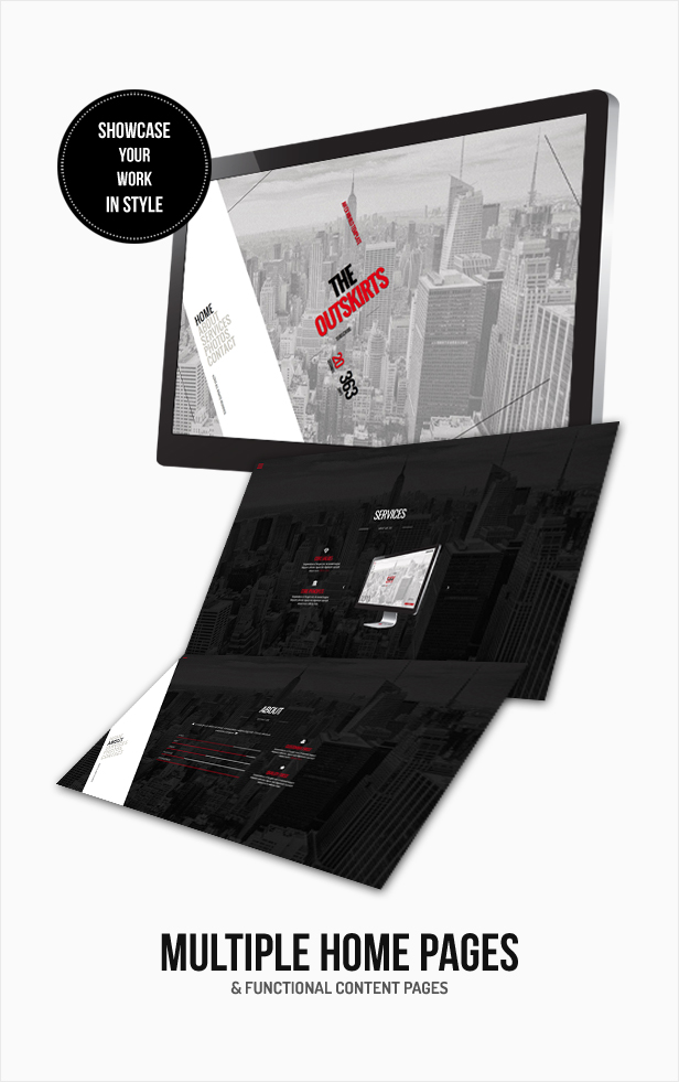 The Outskirts || Responsive Coming Soon Page