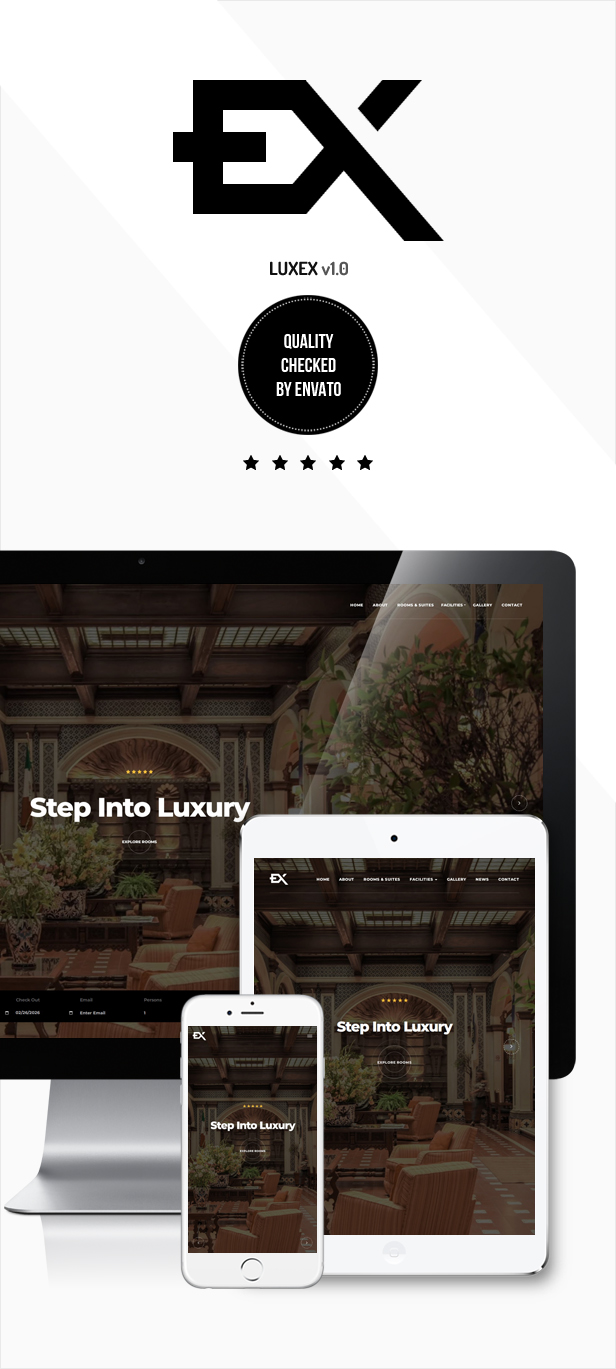 Luxex - The Hotel React Template