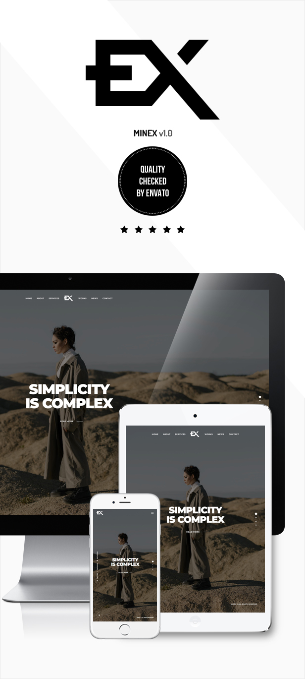 Minex - Photography Portfolio Template